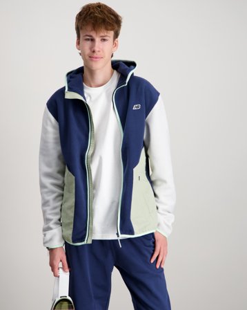 New Balance NB Premium Panelled Fleece Jacket Bleu Vestes Garçon - Kids Brand Store