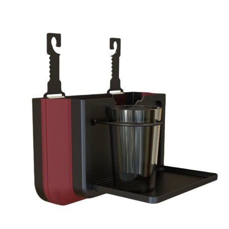 IC Hængende Bilsoptønde Foldbar Hængende Soptønde Multifunktionel Soptønde med Kopholder