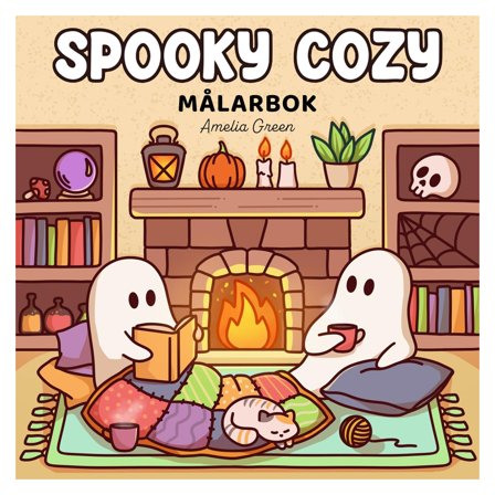 Spooky Cozy målarbok