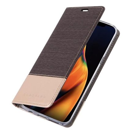 Coque för Apple iPhone 13 PRO MAX Fodral i ANTRACIT och Etui Case Cover Skydd med magnetstängning