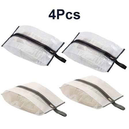 4 stk Reiseskovesker Sko Organizer Vesker Skoveske