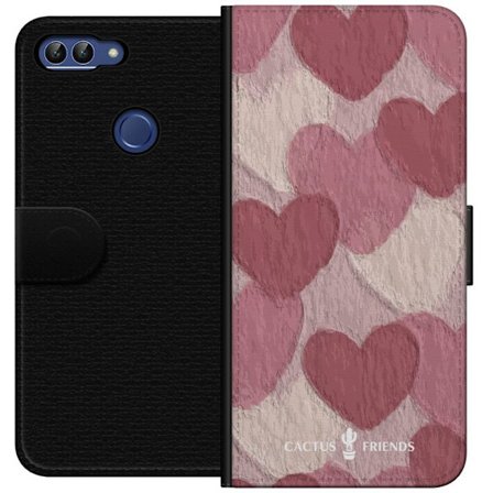 Yhteensopiva Lompakkokotelo Huawei Huawei P smart Cactus and Friends - Blush Paper Hearts