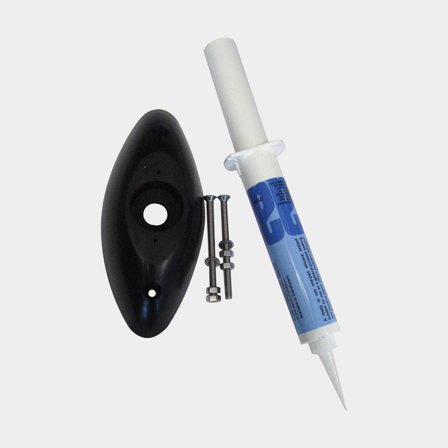 Kit de montage pour transducteur de sonar NASA Marine Instruments, à travers la coque