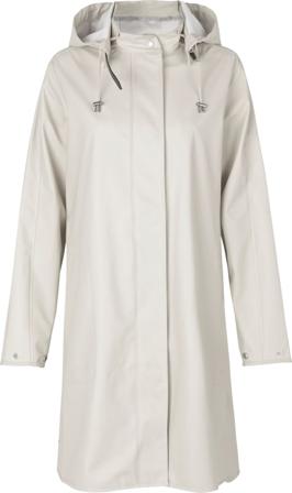 Ilse Jacobsen Women's Raincoat Detachable Hood Women rain jackets Beige 34