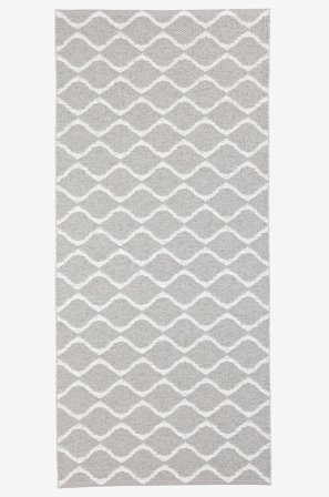 Horredsmattan - Plastgulvtæppe Wave 70x200 cm - Grå - Plasttæpper - 70X200 - Fra Homeroom