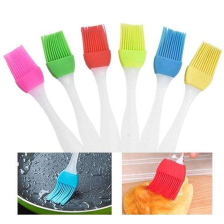 3-pak Silikonebørste til madlavning, brødpensel, bagepensel