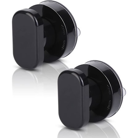 2 stk. sugekop dørhåndtag, sugekop trækhåndtag, karnap sugekop håndtag med stærk sugekop til badeværelse skab skuffe glas