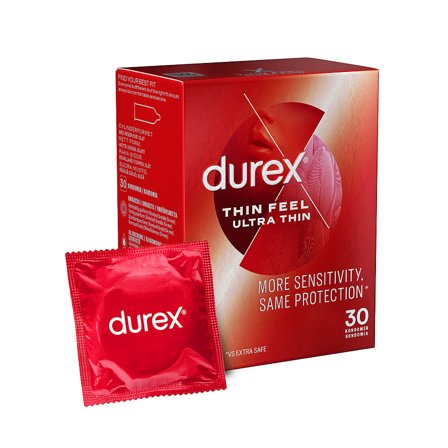 Durex Kondomer Ultra Thin 30 stk., Mænd, Krop & Helse, Kondomer