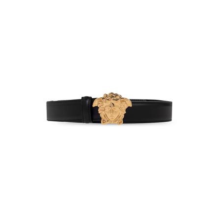 Versace Leather Riem , Zwart , Dames , Maat: 85 CM Riemen