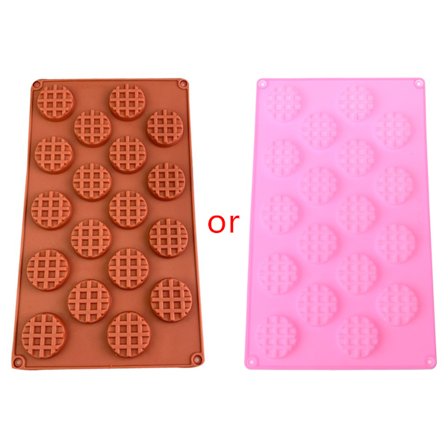 18 Cavity Silikon Form Kaka Cookie Choklad Pan Mould Nons