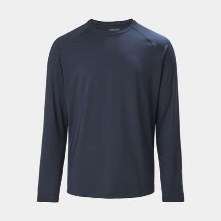 Camiseta UV de manga larga Musto Evolution Sunblock Long-Sleeve 2.0, True Navy, hombre, X-Small