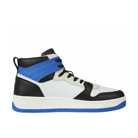 Tommy Hilfiger, MID CUT Basket Blauw, Heren, Maat:44 EU