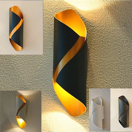 Lett luksuriøs nordisk vanntett vegglampe moderne enkel rom