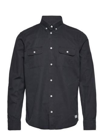 Harbin Snow Ls Shirt Navy Gabba