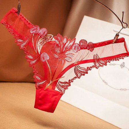 Dame Trusser Briefs Blonde Gennemsigtige Underbukser Damer Undertøj Gennemsigtigt Undertøj