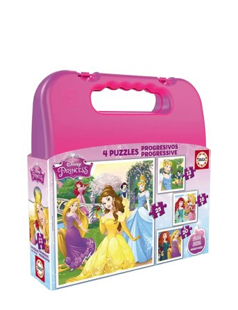 Educa Educa 12-16-20-25 Disney Princess - Multi/patterned - ONE SIZE
