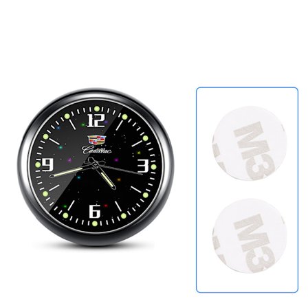 Bilar Klocka Ljus Elektronisk Kvartsklocka Dekorativ Klocka (Cadillac) Två Pack