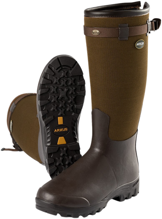 Arxus Primo Nord LW kumisaappaat, unisex, ruskea/maastonvihreä