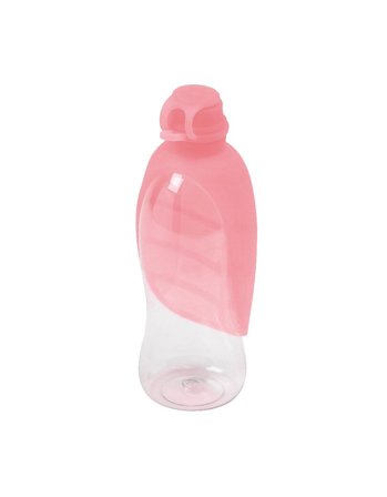 United Pets Leaf Dispenser Acqua Da Viaggio Silicone Colore Rosa