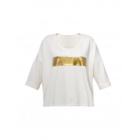 YULIYA BABICH Longsleeve, kobieta, Beżowy