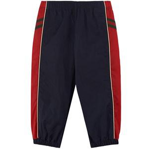 Kids - Gucci Navy Colorblock Trackpants 24 Months - Bottoms - 24 months - Navy - Junge