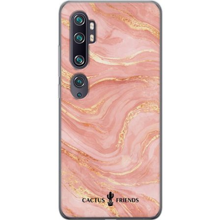 Yhteensopiva Puhelinkuori Xiaomi Xiaomi Mi Note 10 Cactus and Friends – RoseGoldFlow