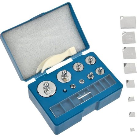 Kalibreringsvikter Set 17PCS 10mg-100g Våg Kalibrering Gram Våg Vikter Kalibreringsvåg Kalibreringsvikt