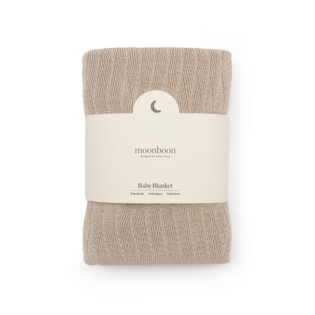 Soft Baby Blanket in 100% Organic Cotton | Moonboon