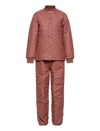 Pu-Coated Thermal W. Lining Outerwear Thermo Outerwear Thermo Sets Brun CeLaVi