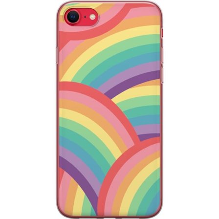 Kompatibelt Mobildeksel til Apple Apple iPhone SE (2020) Regnbue