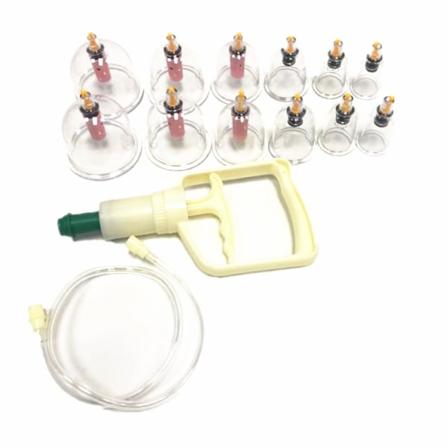 Kuppaus tyhjiöpumpulla hoitoon ja hierontaan 12 kpl - Perfet