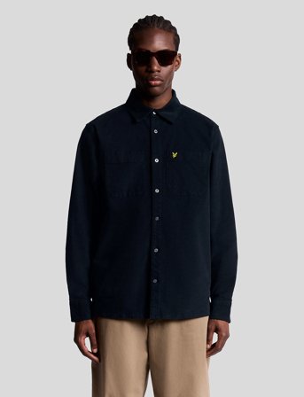 Lyle & Scott Corduroy Shirt - Navy - XXL
