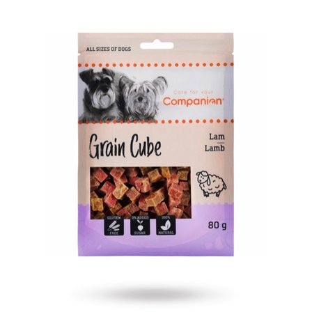 Companion - Companion Lamb Grain Cube 80g - Matskål, hundgodis & tuggisar