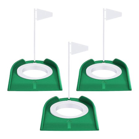 3 st golf putting cups golf hål träningshjälpmedel golf tillbehör golf tränings putters med plast