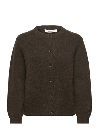 Srallison O-Neck Cardigan Knit - Rws Brown Soft Rebels