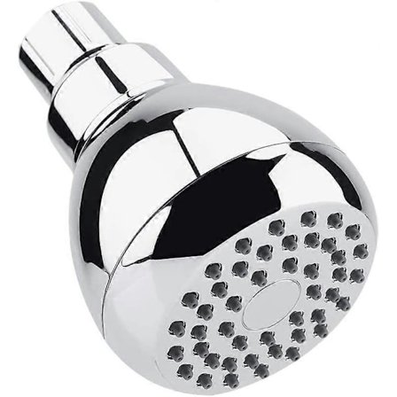 Højtryks G 1/2 Håndtag Bruserhoved med Justerbar Metal Drejekugle