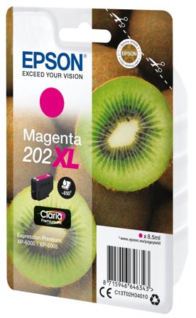 Epson 202XL - XL - magenta - original - blekkpatron
