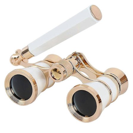 Pro Operakikkert 3X25 Kikkert Med Håndtak For Teater Hesteløp Live, Kampanje