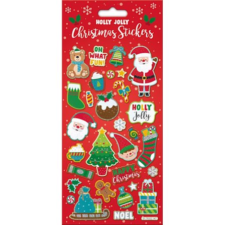 Jul 28 stk glitrende klistermærker klistermærke julemand jule