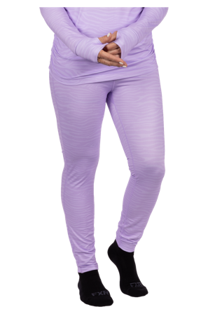 Mellomlagsbukser FXR Atmosphere 25 Dame Lavendel-sebra XS