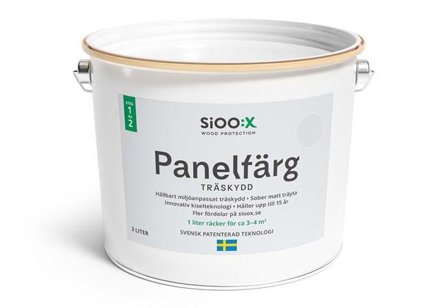 SiOO:X 161033-SE Panelfärg träskydd, steg 1 Shark Grey, Färg & tapeter