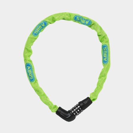 Kettingslot met code / combinatieslot ABUS Steel-O-Chain 5805C, 75 cm, Ø5 mm, groen
