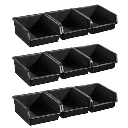 Perforeret paptilbehør, skrå mund, fortykket del opbevaringsboks, firkantet hul krog, plastik opbevaringsboks