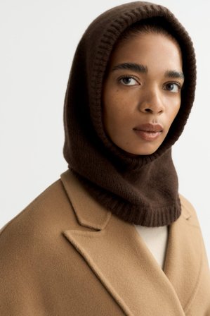 Soft Goat - Balaclava - Cashmere beanie - One Size - Mocha