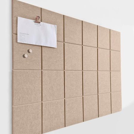 Lydabsorberende Akustikkpanel 6-pakning Selvklebende Lydisolerende Filtpaneler Vegg