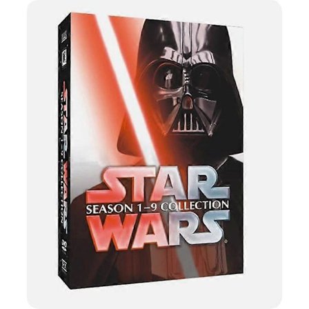 The Complete Saga Collection Star Wars: Sæson 1-9 (DVD 15-Disc Box Set) engelsk version