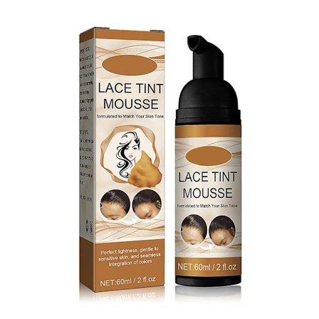 60ml Spetstint Mousse Concealer Tinted Mousse För Spetsperuker Långvarig Utan Att Skada Håret
