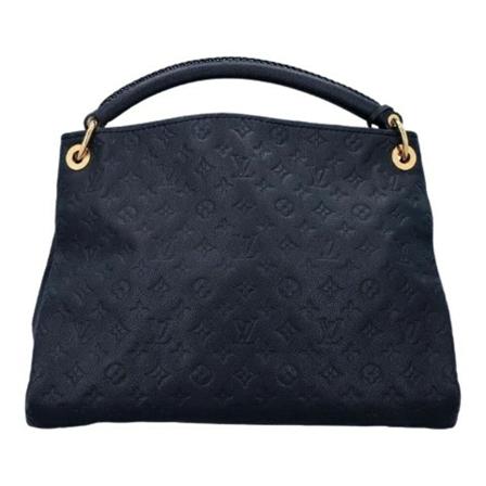 Louis Vuitton Vintage, Pre-owned Leather louis-vuitton-bags Blauw, Dames, Maat:ONE Size