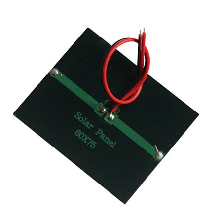 3V 0.6W Lille Solpanelcelle Med Ledning Opladningspanel Solcelleplade