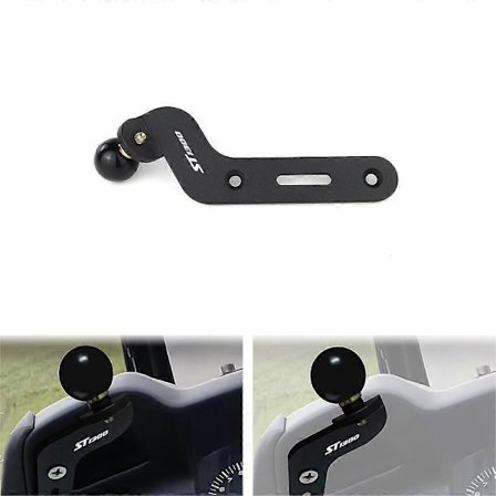 Kompatibel med Honda Pan European ST1300 2002-2015 2016 2017 2018 Motorcykel GPS Holder GPS Telefon Navigation Beslag Holder Mount Stand-WELLNGS